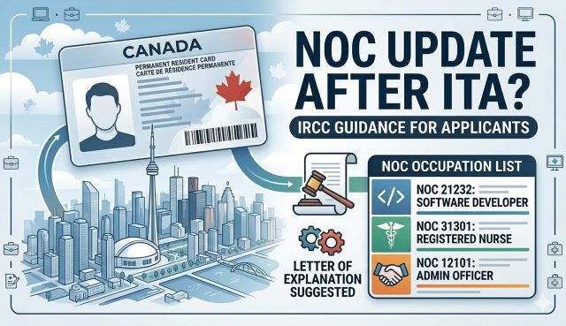 加拿大移民实务：获得 ITA 后能否修改 NOC 代码？